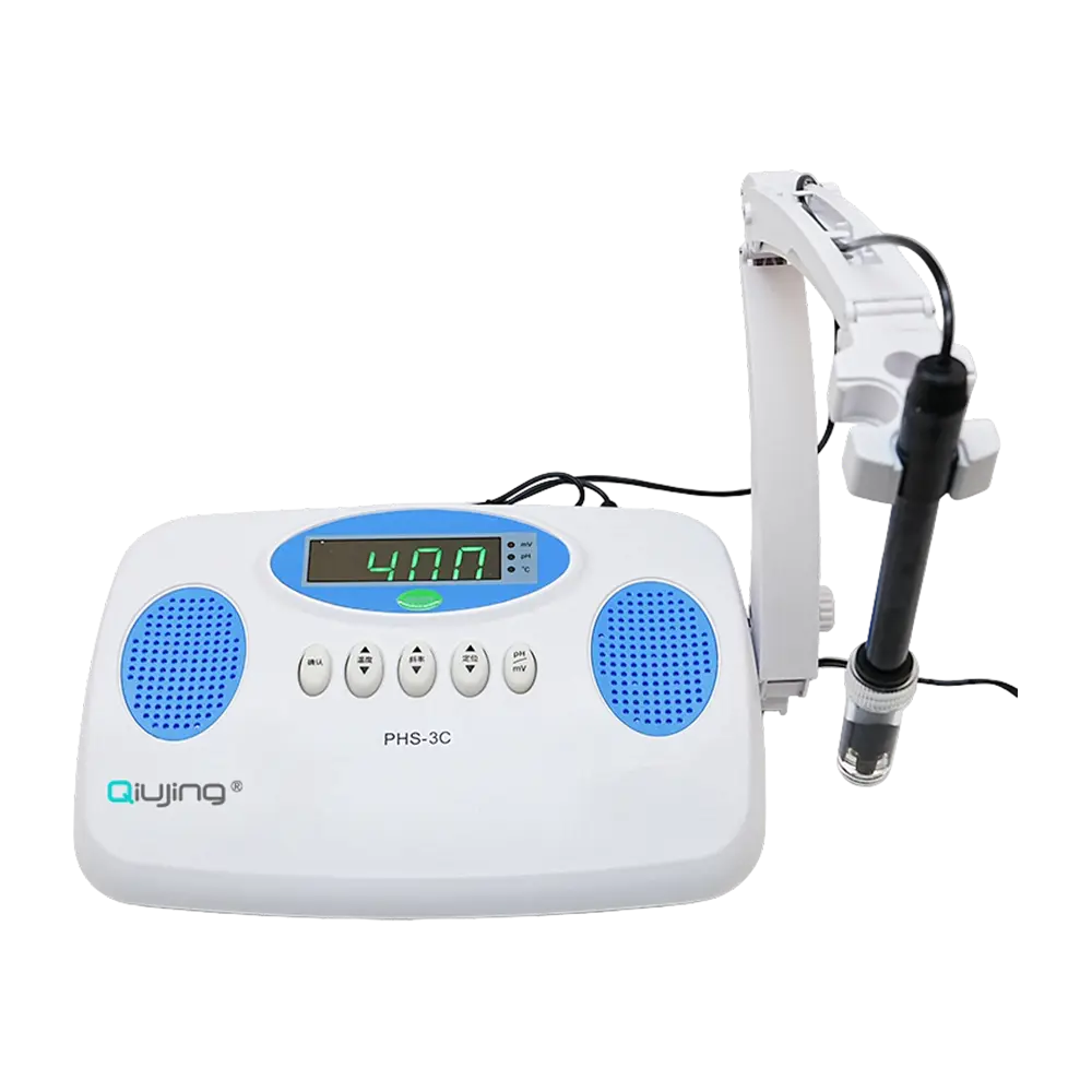 Qiujing IP54 otporan na prašinu, bežični Bluetooth prijenos 4 standarda koji odgovara standardu, otporan na prskanje, stolni PH mjerač PHS-3C